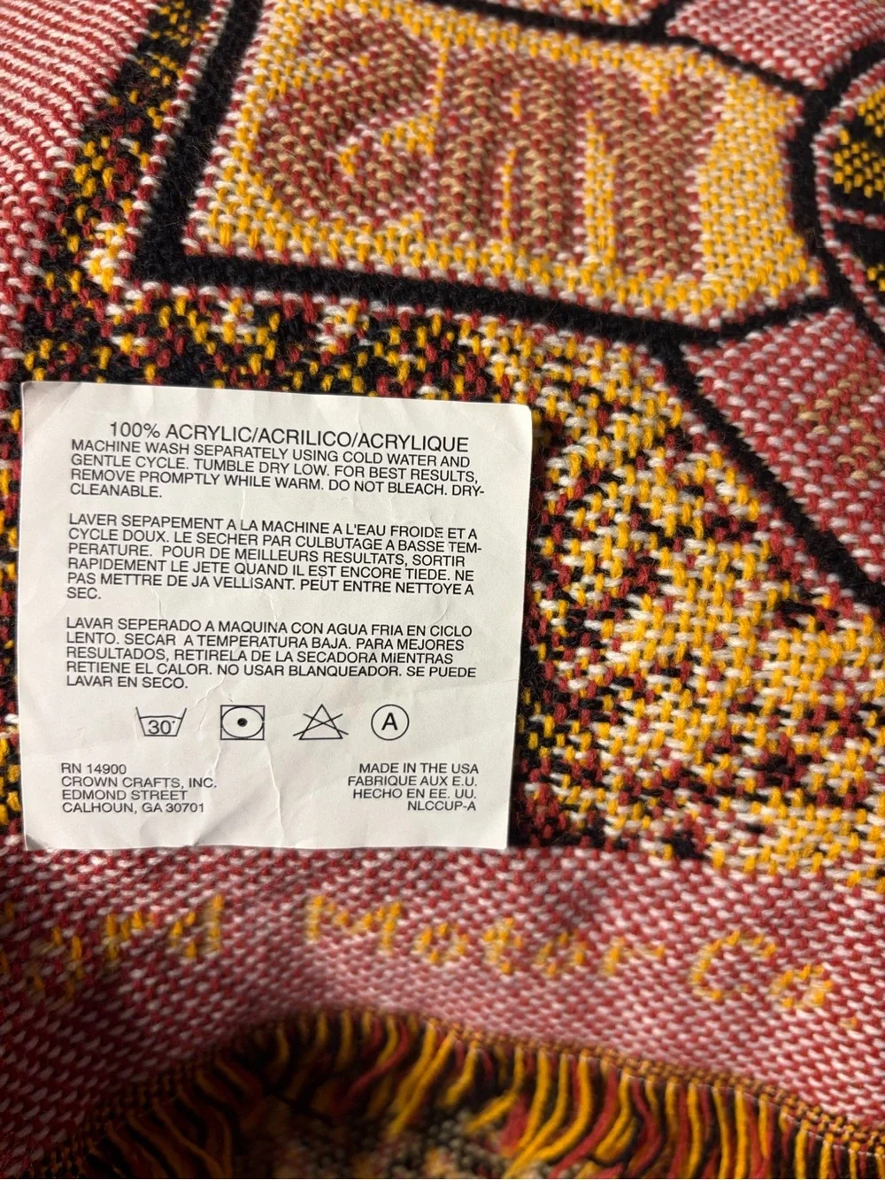 Vintage Style Red Truck Woven Throw Blanket - 50 Years Tribute 52”x42”